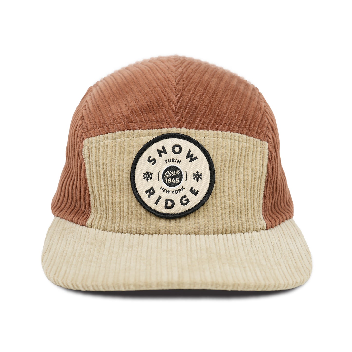 Snow Ridge Cord Cap - Tan/Brown