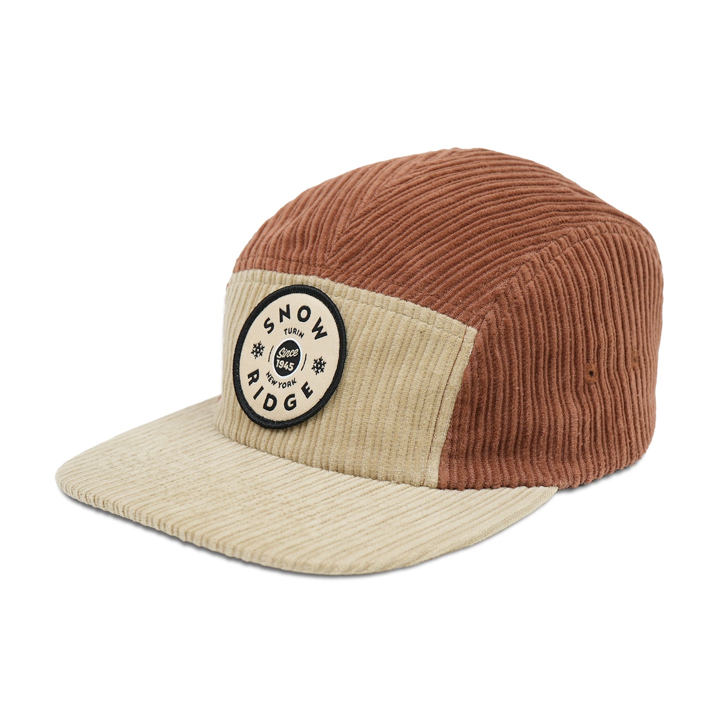 Snow Ridge Cord Cap - Tan/Brown