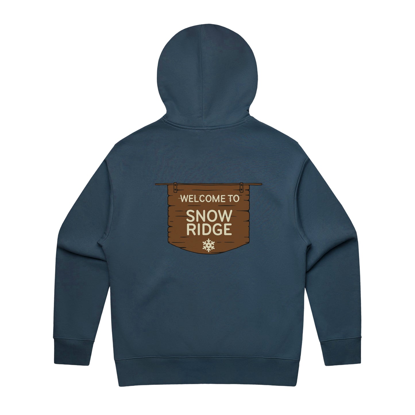 Snow Ridge ADK Sign Hoodie